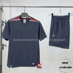 Áo Thể Thao Chính Hãng Wilson Performance Pique Tennis Crew - màu Xám WM00534531-DBR