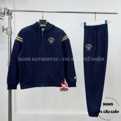 Áo Thể Thao Chính Hãng Lecoq Sportif Knitted Jacket Zipped - màu Xanh Navy L243MCNB0205-D1300