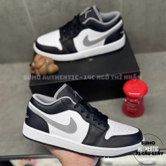 Giày Thể Thao Chính Hãng Nike Air Jordan 1 Low Smoke Grey V3 - màu Xám Đen 553558-040