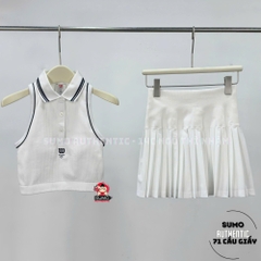 Áo Thể Thao Chính Hãng Wilson Topspin Seamless Polo Shirt - màu Trắng WW00587511-WTA