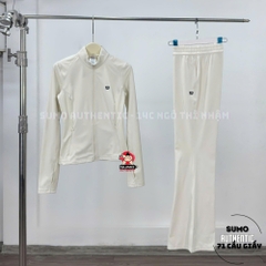 Áo Thể Thao Chính Hãng Wilson Knitted Brush Zipped Jacket- màu Kem WW20134532-GYC