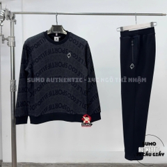 Áo Thể Thao Chính Hãng Sports Printed Lettering Loose Crew Neck - màu Đen CL-1603234-BLKM