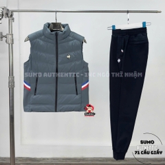 Quần Thể Thao Chính Hãng Lecoq Knitted Sweatpants - màu Đen L243UCND0101B0300