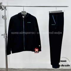 Áo Thể Thao Chính Hãng Lecoq Spotif Knit Full Zipped Jacket - màu Đen L244MCNB0202-B0300