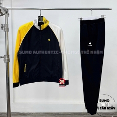 Quần Thể Thao Chính Hãng Lecoq Knitted Sweatpants - màu Đen L253MECTPT01-B03