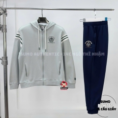 Áo Thể Thao Chính Hãng Lecoq Spotif Rooster Hoodie Zip Jacket - màu Xanh Lá Nhạt L243MCNB0205-C040