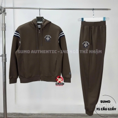 Quần Thể Thao Chính Hãng Lecoq Knitted Sweatpants - màu Nâu L243MCND0109-P02