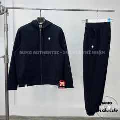 Áo Thể Thao Chính Hãng Lecoq Winter Plus Velvet Stand Collar Zipper Jacket - màu Đen L253UECTJK01-B03