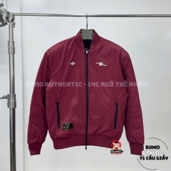 Áo Thể Thao Chính Hãng Adidas Burgundy Arsenal Terrace Icons Jacke t- màu Đỏ JM9404