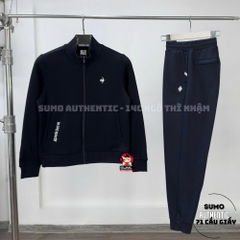 Áo Thể Thao Chính Hãng Lecoq Winter Stand Collar Zipper Jacket - màu Đen L241UCNB0102-B01