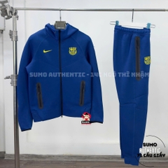 Bộ Thể Thao Chính Hãng Nike Sportswear Tech Fleece Windrunner Tracksuit - màu Xanh Dương FZ1274-432/FZ1276-431