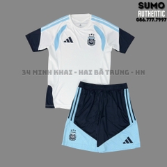 Áo Thể Thao Chính Hãng Adidas Argentina 26 Tiro Training Jersey - màu Trắng Xanh JY7029