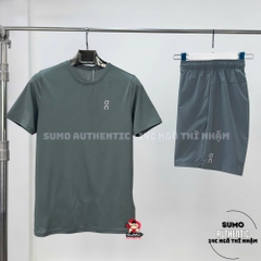 Áo Thể Thao Chính Hãng ON Running T Shirt Mancore - màu Xanh 1ME10430153