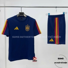 Áo Thể Thao Chính Hãng Adidas Spanish DNA T-shirt - màu Xanh Navy JZ2261