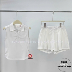 Chân Váy Thể Thao Chính Hãng Wilson Sheer Ice Skirt Shorts - màu Trắng W262002TPH42-WHT
