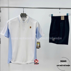 Áo Thể Thao Chính Hãng Nike Court ADV Polo - màu Trắng Xanh IR6293-100