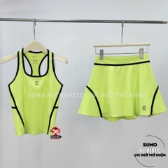 Áo Thể Thao Chính Hãng NIKE Women Tennis NKCT Dri-Fit Advantage Tank - màu Xanh Lá Cây II3607-736