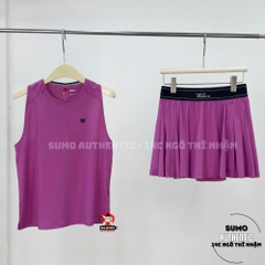Chân Váy Thể Thao Chính Hãng Wilson Split Court Shorts - màu Hồng W262002TSK51-LPR