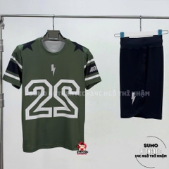 Áo Thể Thao Chính Hãng About 22 Star Shirt - màu Xanh Rêu ATTS22-009