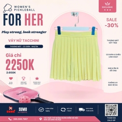 Chân Váy Thể Thao Chính Hãng Sergio Tacchini Màu Vàng TWSK10951-YEL