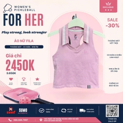 Áo Thể Thao Chính Hãng Fila Casa Cara Tank Top - màu Hồng FS2ITH2393F-EPK
