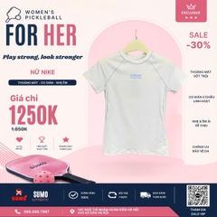 Áo Thể Thao Nike Chính Hãng Màu Trắng Viền Xanh - IF0618-100