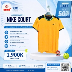 Áo Thể Thao Nike Chính Hãng Màu Cam Vàng - Court Dri-FIT Advantage - FD5320-845