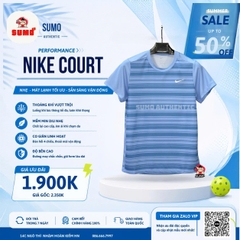 Áo Thể Thao Nike Chính Hãng Màu Xanh Cam Nike Court Dri-FIT Victory FZ6923-468