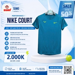 Áo Thể Thao Chính Hãng NikeDF RAFA Challenger SS - màu Xanh Lá Đậm DV2887-381