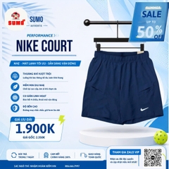 Quần Thể Thao Chính Hãng Màu Xanh Than Nike Court Advantage 9in Shorts FD5330-451
