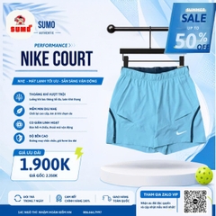 Quần Thể Thao Nike Chính Hãng Màu Xanh - Court Advantage - FD5336-464