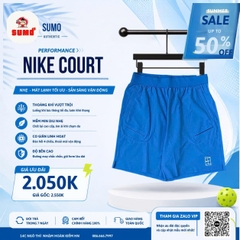 Quần Thể Thao Chính Hãng Màu Xanh Nike Court Advantage 8Inch FZ9322-402