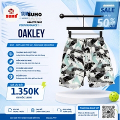 Quần Thể Thao OAKLEY Chính Hãng Màu WHITE PRINT SLANT GRAPHIC OAKLEY-F