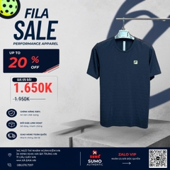 Áo Thể Thao Chính Hãng Fila Functional Mesh Cut Short Sleeve - màu Đen TM511119-001