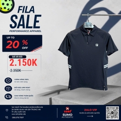 Áo Thể Thao Chính Hãng Fila Men's Polo Shirt with Short Sleeves - màu Đen FS2TSH2304M-BLK