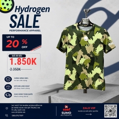 Áo Thể Thao Chính Hãng Hydrogen Tech Camo Green - màu Xanh Camo TT0016-003