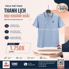 Áo Thể Thao Chính Hãng Lecoq Polo - màu Xanh Nhạt CO-7101231CIB