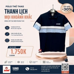 Áo Thể Thao Chính Hãng Lecoq Polo - màu Navy CB-7103231-N