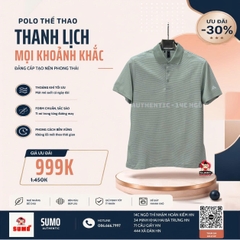 Áo Polo Adidas Nam Chính Hãng màu xanh lá nhạt- JJ1726