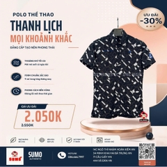 Áo Thể Thao Chính Hãng Lecoq Multi Color Polo - màu Đen LG5SHS03M-BK00