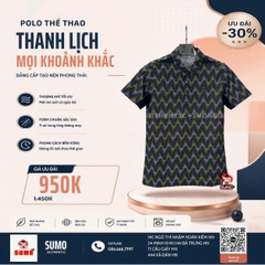 Áo Thể Thao Chính Hãng Tigora Golf Polo Men Shirt - màu Đen TR-1H1084P-8700