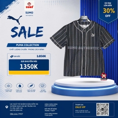 Áo Thể Thao Chính Hãng Màu Đen  PUMA Popular series P.Team baseball 622579-01