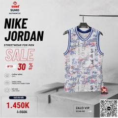 Áo Thể Thao Chính Hãng Nike DNA Dri-FIT Basketball Jersey Asia Sizing White Multi-Color - màu Trắng FZ0691-100