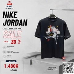Áo Thể Thao Chính Hãng Nike Air Jordan Graphic T-Shirt White - màu Đen HJ2930-010