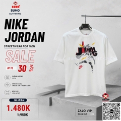 Áo Thể Thao Chính Hãng Nike Air Jordan Graphic T-Shirt White - màu Trắng HJ2930-100