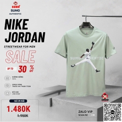 Áo Thể Thao Chính Hãng Nike Jordan Flight MVP Tee - màu Xanh Lá Nhạt FN5991-005