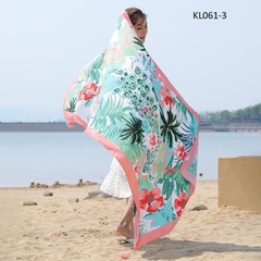 KL061 Khăn choàng đi biển Cotton 90*180cm