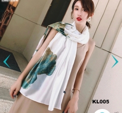 KL005 Khăn lụa trơn 90*180cm