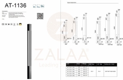Cột Đèn Trang Trí Sân Vườn Công Viên hiện đại mã số ZAT-1136