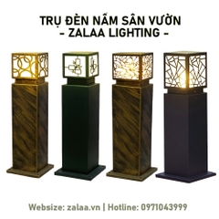 ✅ Trụ Đèn LED | Nấm Sân Vườn ZSV Kiểu dàng vuông cao từ 30cm đến 1m